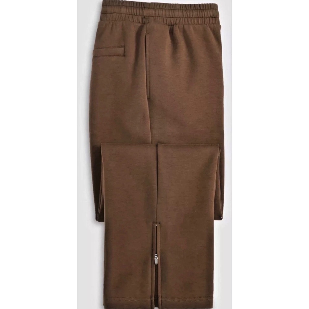 Mode of One Men's Regular Fit Track Pants in Dark Walnut size Large